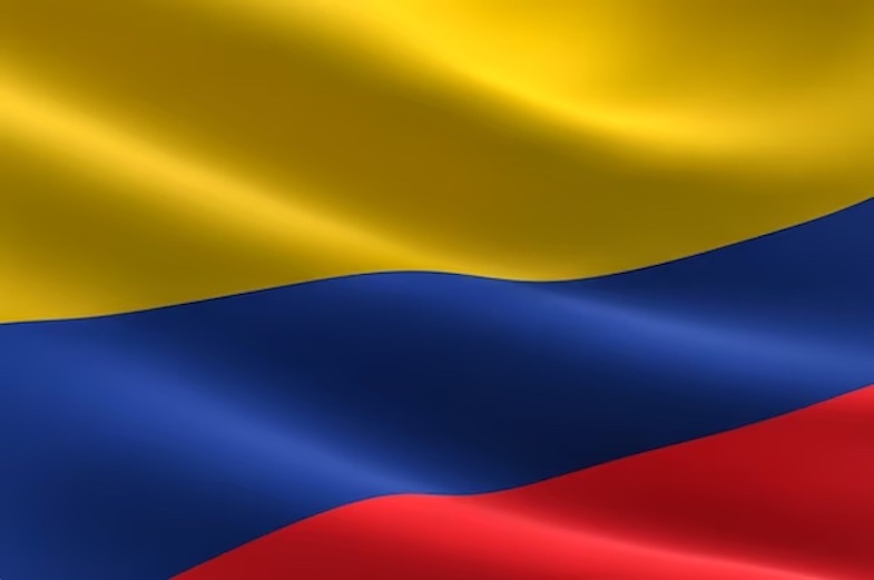 flag of the country of colombia