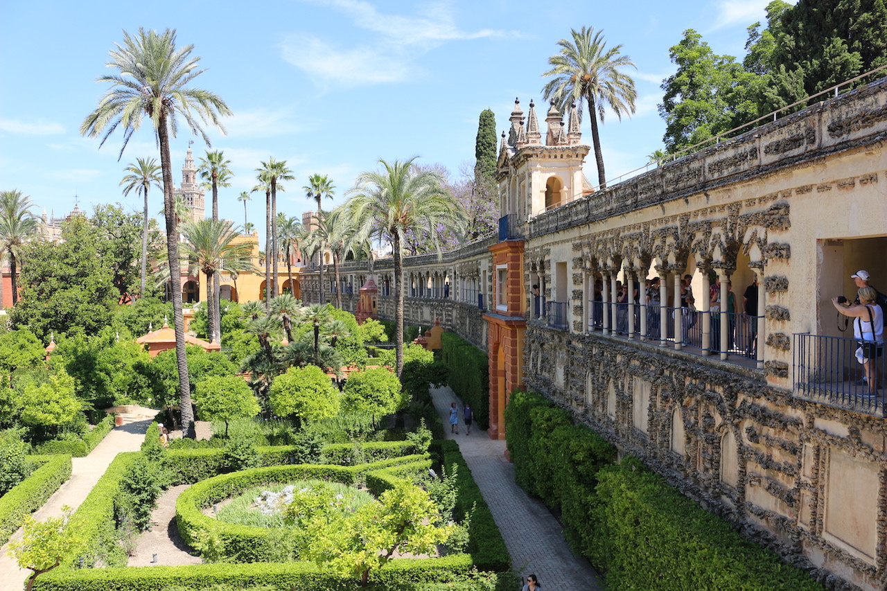 Palace called Royal Alcázar of Seville